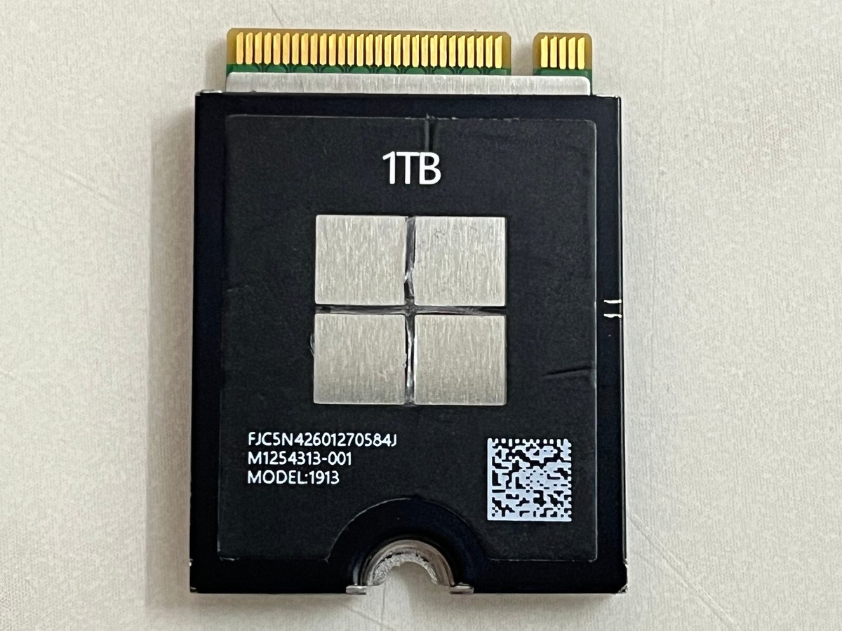 Model 1913 1TB NVMe M.2 2230 PCIe 3.0 x4 SSD For Microsoft
