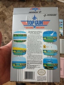 Top Gun: The Second Mission NES Nintendo CIB Authentic 100 percent complete