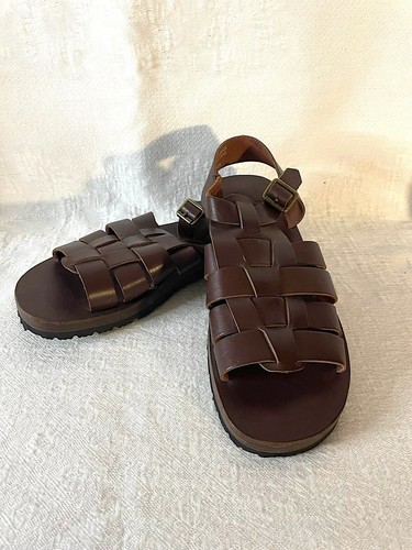 polo leather sandals