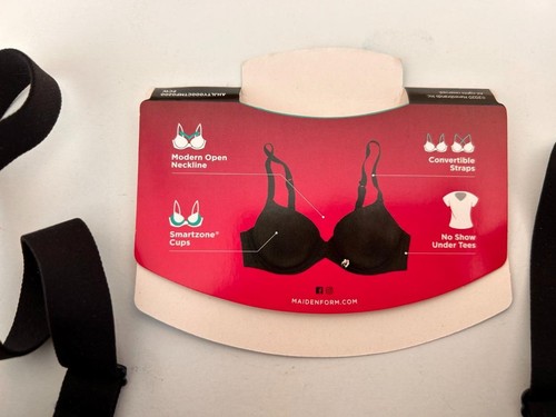 Maidenform T shirt bra size 32A 32DD 34DD 40DD NEW pad wire 7543 Fabulous Fit - Picture 3 of 7