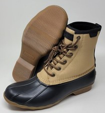 Sperry STS 24642 Men\'s  SeaCycled Black Brown Saltwater Duck Boot US Size 11 New Sperry STS 24642, Men main image 2