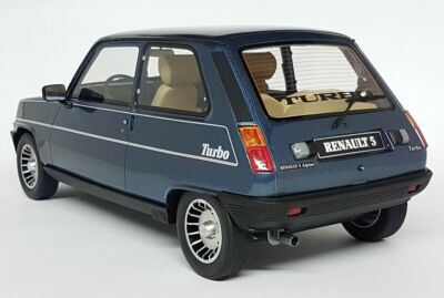 OTTO 1/12 Renault 5 Alpine Turbo 1984 Metallic Blue Large Scale
