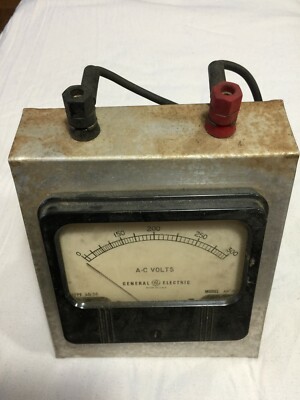 Vintage GE General Electric High Voltage Test Set 300 Volts Tested