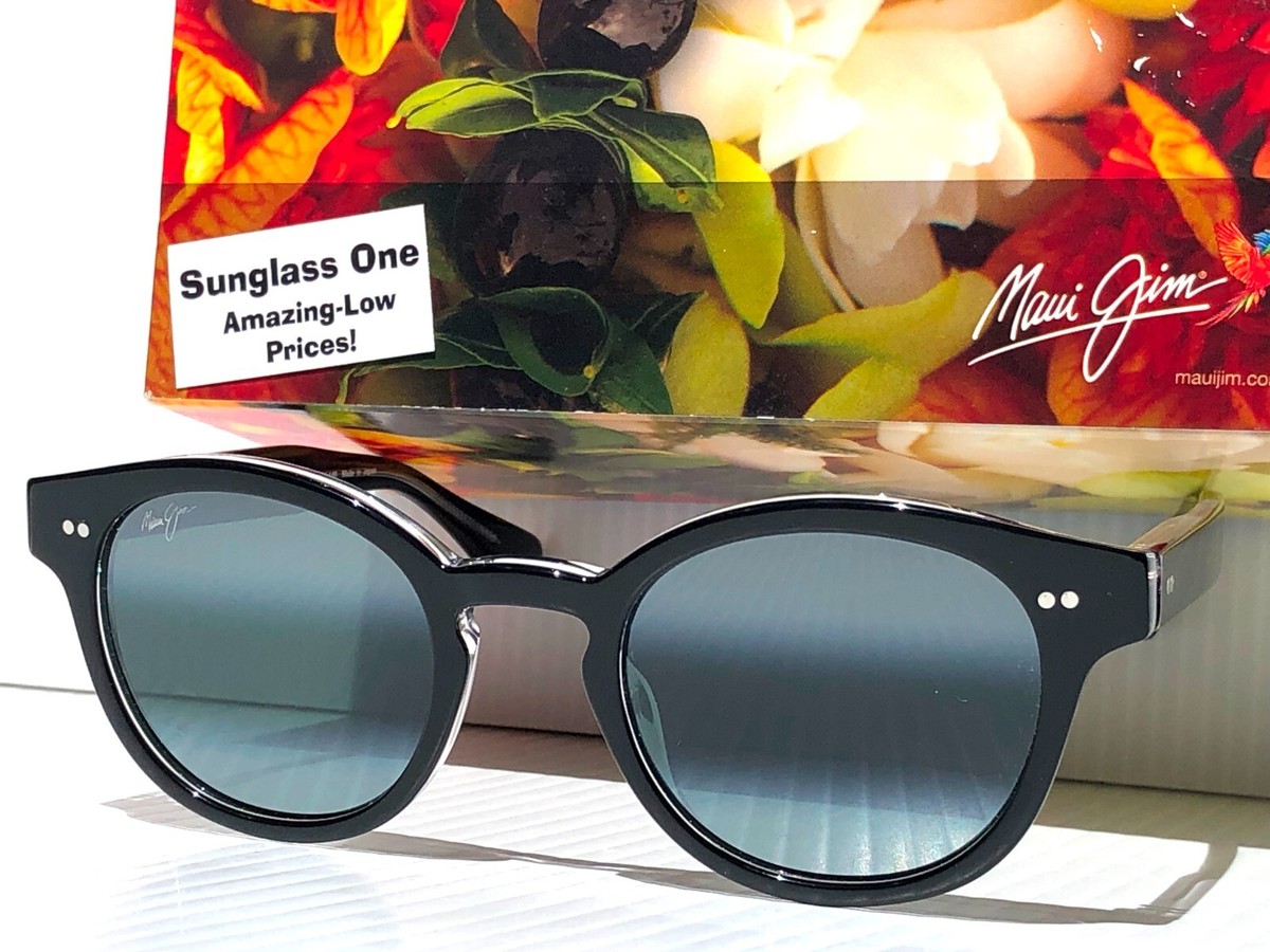 NEW Maui Jim JOY RIDE Black Crystal POLARIZED Neutral Grey Lens