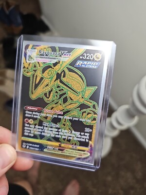 pokemon tcg silver tempest tg29 tg30 rayquaza vmax card Rayquaza VMAX 2022 Pokemon Silver Tempest Trainer Gallery Holo #TG29 PSA Authenticated 9 Card