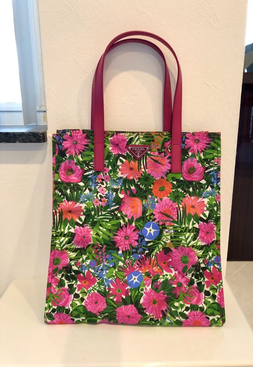 Prada Floral Tote Bag | eBay Prada Floral Tote Bag | eBay