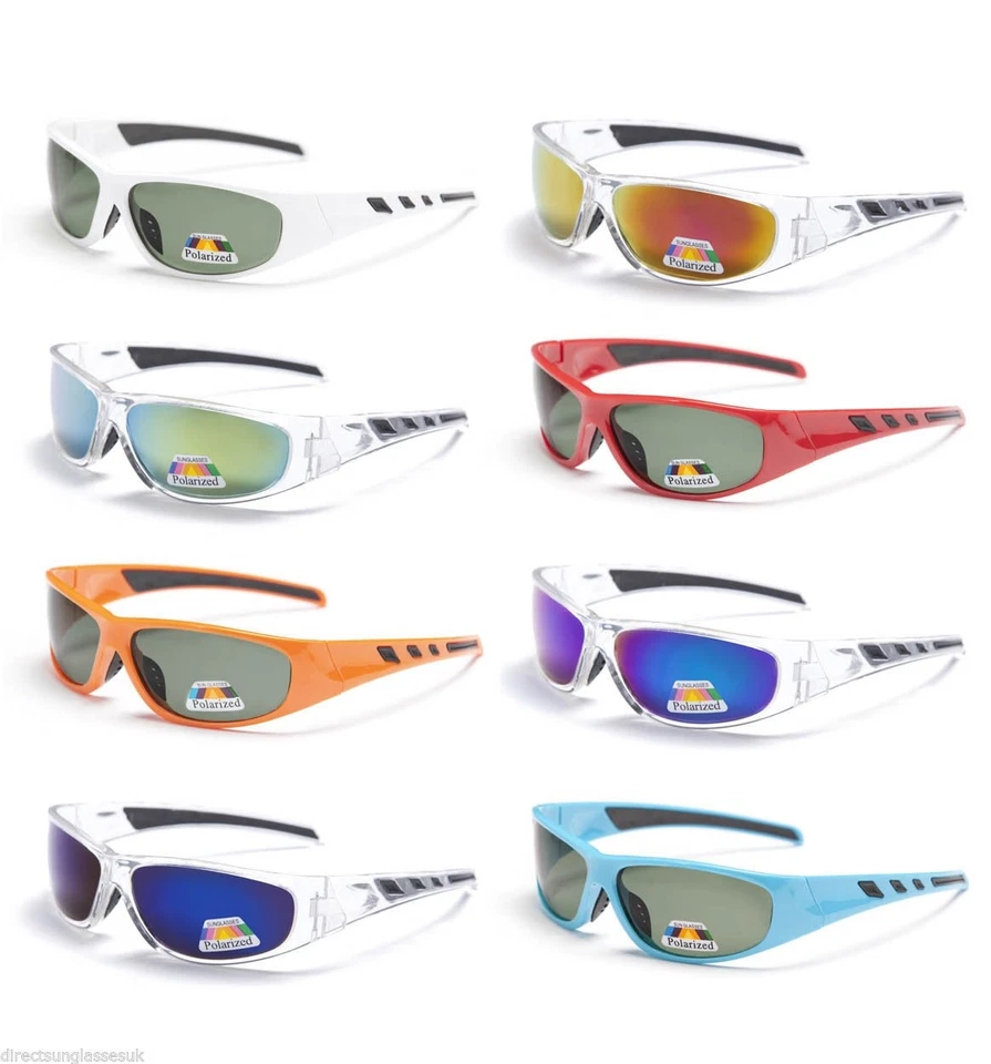 Pack 2 pour Hommes Femmes Verre Polarisé Sport Lunettes de Soleil Ski & - Photo 1/1