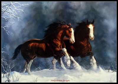 Snow Kings - Chart Counted Cross Stitch Patterns Needlework Embroidery DIY DMC 
