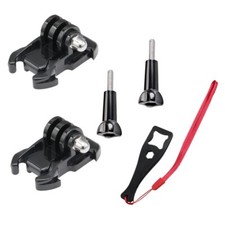 Premium Basic Release Buckle Clip Mount Base Adapter Long Screw for GoPro Camera