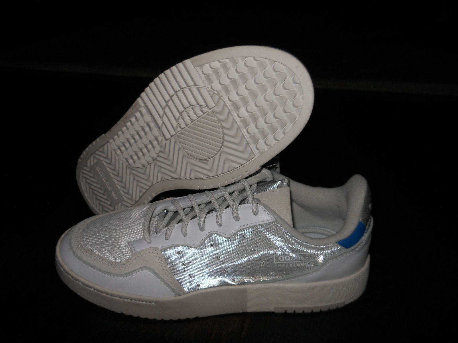 ADIDAS SUPERCOURT FV4370 Athletic Shoes Size 8 US 41 EUR Wht/GrayRed/Blue |  eBay
