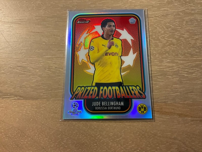 2020-21 Topps Finest UEFA Jude Bellingham Prized Footballers Rookie #PF-JB