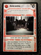 Decipher Star Wars Dagobah CCG RARE UNPLAYED BB Starship Levitation