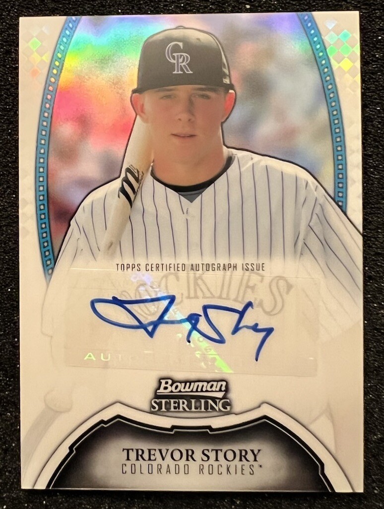 TREVOR STORY 🔥 2011 BOWMAN STERLING REFRACTOR ROOKIE AUTO RC /199 MINT 👀 SP