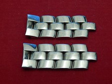 BAUME MERCIER SOLID STEEL HAMPTON BAND BRACELET LINK SECTION 18MM DIAGONO TYPE