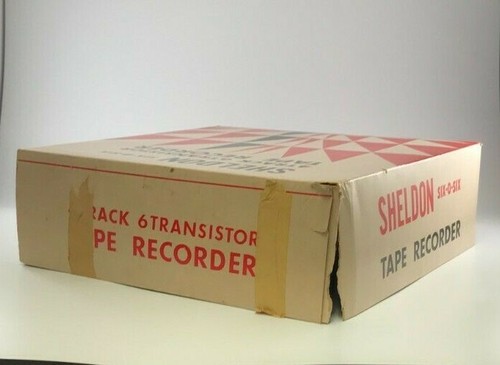 SHELDON SIX-O-SIX, 4 TRACK, 6 TRANSISTOR MICROPHONE OPERATED TAPE RECORDER - Picture 9 of 9