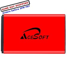 Long Lifespan AceSoft 1300mAh Replaceable Li ion Battery for AT T LG A380 Phone