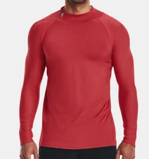 Under Armour Men's UA Rush™ SmartForm Mock Long Sleeve 1374489-465 Sz XL NWT $85