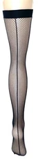 Womens Sexy Fishnets Seamed Stockings- Thigh High -