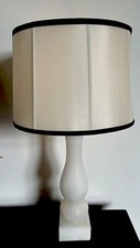 Cream Onyx Visual Comfort table lamp.