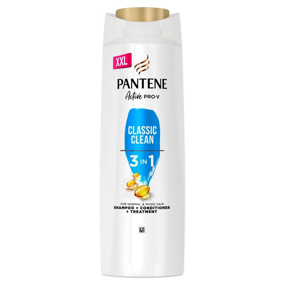 Pantene Pro-V Classic Clean 3in1 Shampoo, Conditioner & Treatment 450 ml