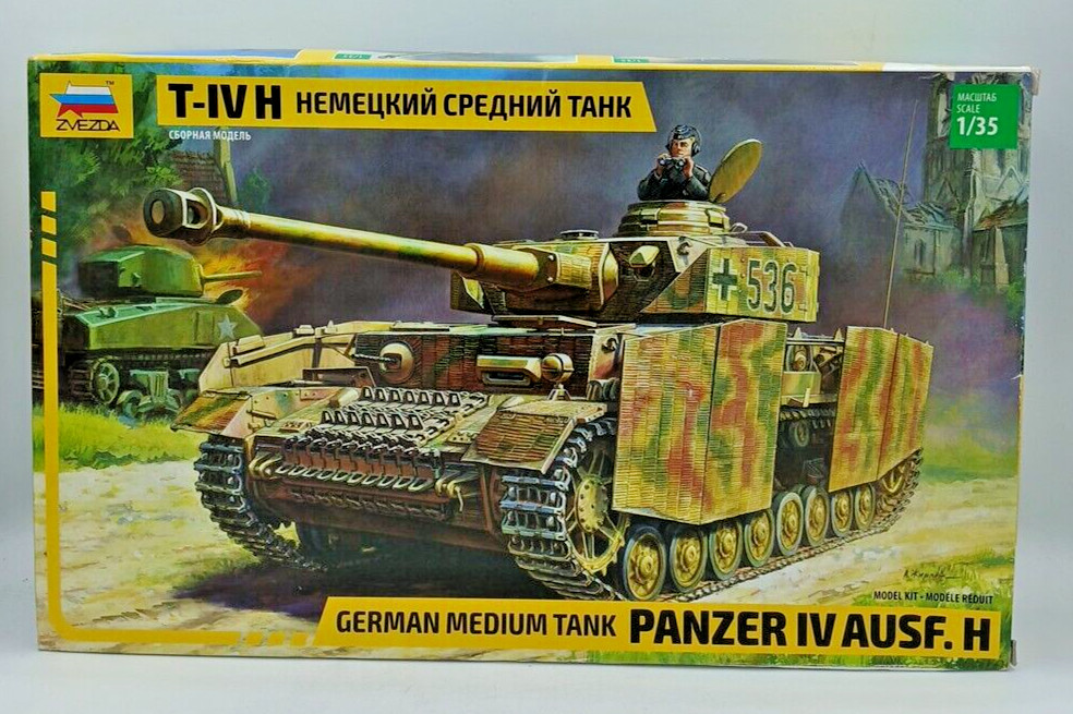 Zvezda 1/35 3620 Panzer IV Ausf H Model Kit. M30.1