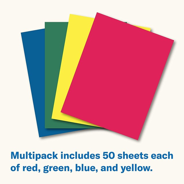 Hammermill Assorted Colors Cardstock 110 LB 8.5 X 11 Colored Cardstock 3 Pack... for sale online