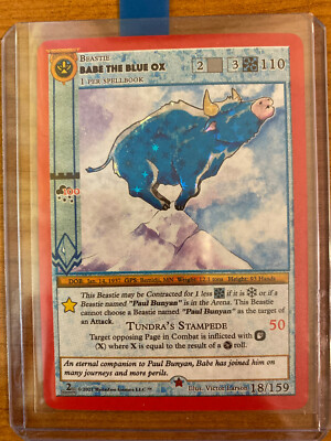 Metazoo Cryptid Nation Babe The Blue Ox 2nd Edition Reverse Holo 18/159
