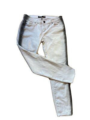Damen BDG GRAZER  Urban Outfitters Mid Rise Jeans Whitish/Black  W 28 Cropped 05