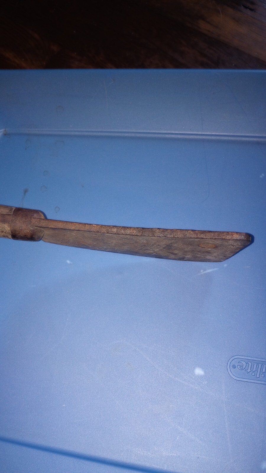 OLD ANTIQUE WOOD HANDLE BUTCHER BLOCK KNIFE,OLDTIME MEAT CLEAVER eBay