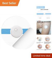 Sterile 50 Pack Adhesive Patches for Libre 3 - No Hole, Lasts 14 Days