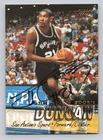 TIM DUNCAN 1997-98 Fleer Autographed NBA card TTM/IP signature