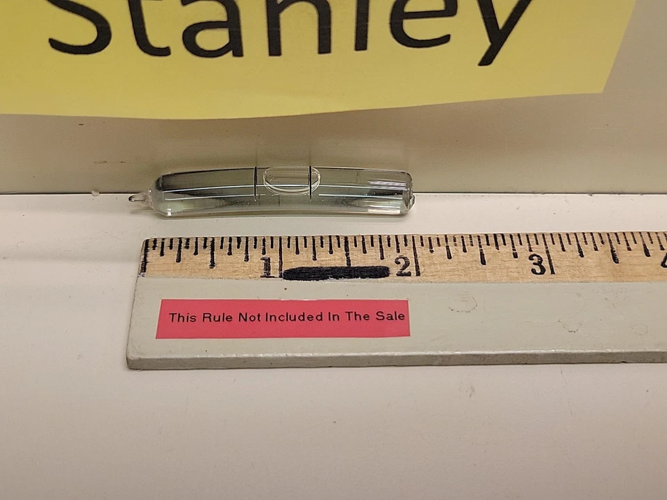 Stanley Level 2" Bent Vial Glass Level Vial Proved #208 NOS USA - Image 4 of 4