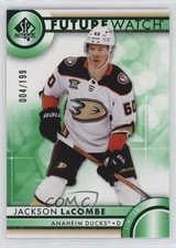 2023-24 SP Authentic Future Watch Green Limited 4/199 Jackson LaCombe #170 10x3
