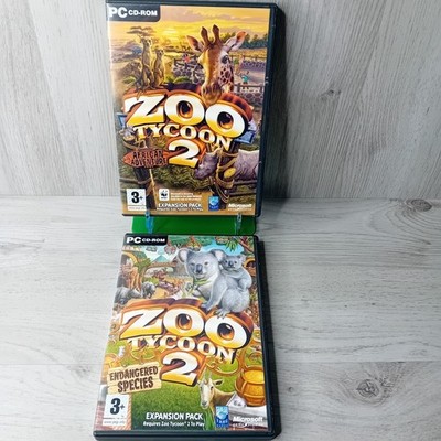 ZOO TYCOON 2 EXPANSION PACK BUNDLE PC CD ROM SPIEL - SELTEN RETRO GAMING RESTPOSTEN
