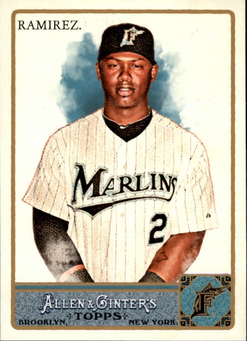 2011 Topps Allen and Ginter #30 Hanley Ramirez - BB
