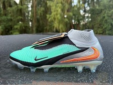 New Nike Phantom 6 High Elite FG Chrome Black Size 9 IH3735-001