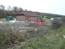 Photo A3 Construction work at Lower Standen Pumping Station, Lower Stand c2015