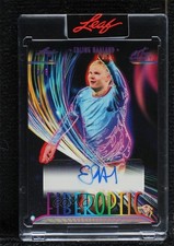 2023 Leaf Art of Sport Purple Spectrum Holofoil 2/5 Erling Haaland Auto 0wc9