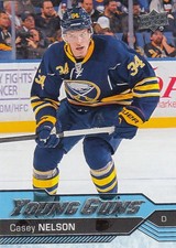 2016-17 Upper Deck Young Guns Rookie RC #462 - CASEY NELSON
