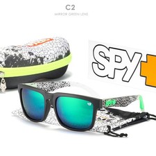New Spy Polarized Sunglasses Men Classic Ken Block Unisex Square -- C2