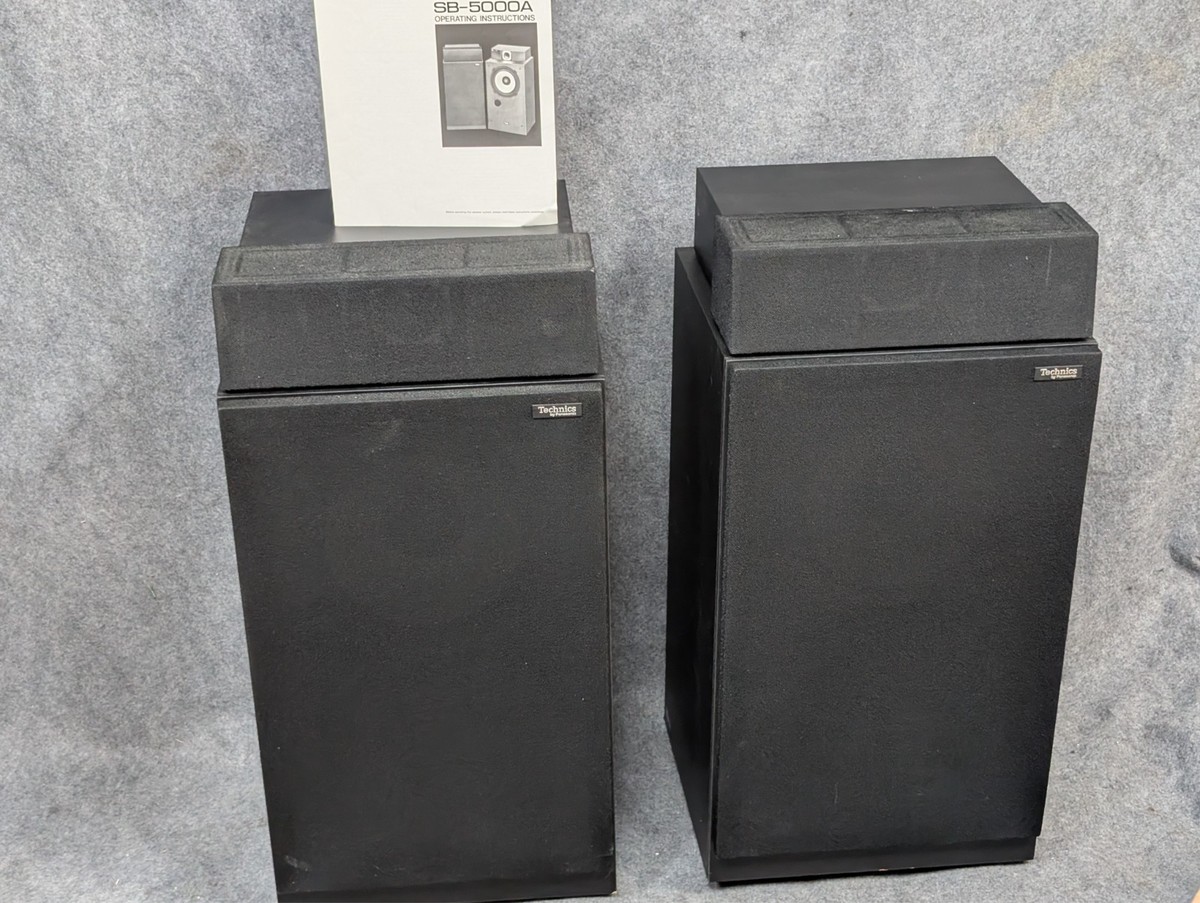 Vintage Technics By Panasonic Speakers Liner Phase SB5000A Sound