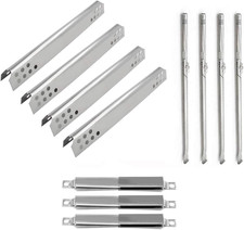 Grill Heat Plats & Burner Crossover Tube Replacement for Char Broil TRU-Infrared