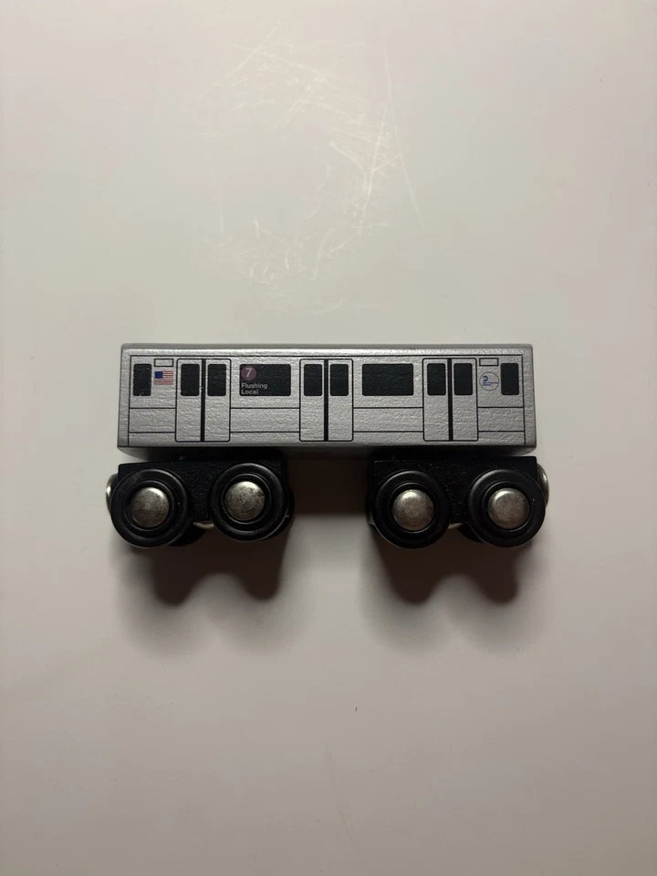 Munipals R62A 7 Train Wooden Subway Car Flushing Local RARE GOOD CONDITON - Image 4 of 4