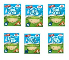 Batchelors Slim a Soup Creamy Vegetable Sachets  | 6 Boxes | 59g | * Long *Date*