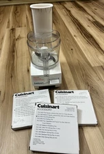 Cuisinart Little Pro Plus Food Processor Tested w/Lid Blade Pusher Stem