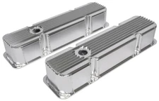 JEGS 501060 Fabricated Aluminum Valve Covers for Small Block Chevy 283-350