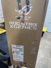 ASUS ROG Strix XG27WCS 27  Curved 1440p QHD 170Hz Gaming Monitor   Open Box