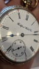 Vintage Rockford Watch Co Grade 575. 16S 17J pocket watch Gold Filled Runs — photo 5