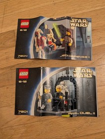 Vintage Lot of 2 Lego Star Wars 7121 7201 ** Manuals & Empty Boxes ONLY **
