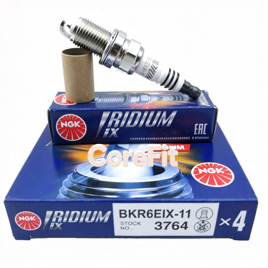 4 Pack NEW NGK 3764 Iridium IX Spark Plugs BKR6EIX-11